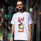 Sevgiliye Hediye Love Tişört Sevgililer Günü Hediyesi T-Shirt Yetişkin Unisex Tişört - 0 Beyaz - 12 Yaş