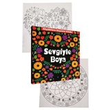 Sevgiyle Boya Buyuklere Boyama Kitabi 1 Adet Ema Boyama Kitabi Buyukler Icin Mandala Yaratici Boyama