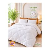 SEVHOME CONCEPT Yumuşak İthal Silikon Yorgan-Çift Kişilik -Microfiber Üst Kumaş