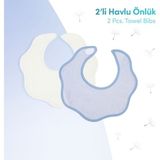 Sevi Bebe 2’li Havlu Önlük Pembe - Standart - Mavi