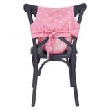Sevi Bebe ART-152 Pembe Yıldız Kumaş Mama Sandalyesi