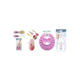 Sevi Bebe Bakım Seti(naturel Fırça Tarak +duş Başlığı+tırnak Bakım Seti+banyo Termometresi) pembe art401-111-502-01