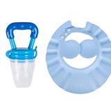 Sevi Bebe Bakım Seti(Silikon Önlük+Meyve Emziği+Banyo Şapkası+Tırnak Makası)