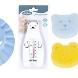 Sevi Bebe Bebek Banyo Seti(Banyo Şapkası+Banyo Derecesi+Banyo Süngeri)