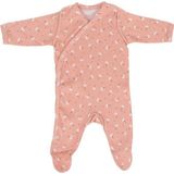 Sevi Bebe Desenli Prematüre Pijama Tulumu 6945 - Gül Kurusu - Yenidoğan