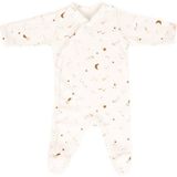 Sevi Bebe Desenli Prematüre Pijama Tulumu 6945 - Krem