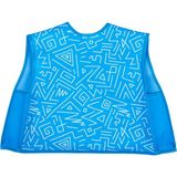 Sevi Bebe Körüklü Giymeli Önlük ART-515 Geometric - 6 - 18 Ay - Mavi