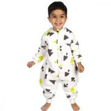 Sevi Bebe Organik Müslin 2 Yaş Üçgen Desen Uyku Tulumu