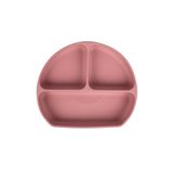 Sevi Bebe Pembe Vakum Tabanlı Silikon Tabak