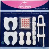Sevi Bebe SEVİ-8635 Bebek 20 Parça Güvenlik Seti - Standart - 0 - 3 Yaş