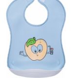Sevi Bebe Sevi72-1 Mavi Plastik Mama Önlüğü