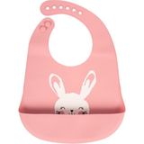 Sevi Bebe Silikon Ayarlanabilir Mama Önlüğü 0-24 Ay Pembe - Standart