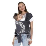Sevi Bebe Sling ART-562 Gri Bebek Taşıma Şalı