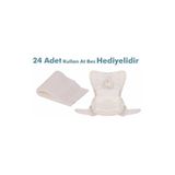Sevi Bebe Yıkanabilir Bezli Bebek Sünnet Külodu, 3-13 Kg, Beyaz, 24 Adet Bez Hediyeli