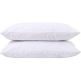 Sevilya %100 Pamuk Fermuarlı Su Geçirmez Sıvı Geçirmez Yastık Alezi Yastık Koruyucu - Beyaz0-50 x 70 - 50 x 70 cm