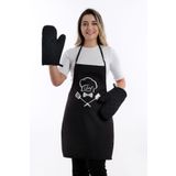 sevilya Beautiful Set Sıvı Geçirmez Su Geçirmez Mutfak Önlüğü (2 ELDİVEN)