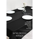 sevilya Smooth Set Masa Örtüsü ve Runner Seti Sofra Bezi Çeyiz Seti (Masa örtüsü ve Runner)