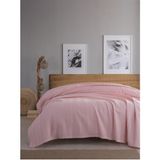 SEVİM %100 Pamuk, Çift Kişilik Waffle Pike 210x230 cm – Pudra