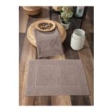 Sevim 2'li Ayak Havlusu Seti - %100 Pamuk Ayak İzli Havlu Takımı - Yumuşak & Kalın - 50x70cm - Vizon