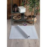 Sevim 2'li Ayak Havlusu Seti - %100 Pamuk Havlu Takımı - 50x70 cm - 50 x 70 cm - Gri