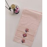 Sevim 3'lü Mutfak Havlu Takımı - Somon Bambu El Havlusu Seti - Ekstra Yumuşak - 30x50 cm - Çiçek Bahçesi