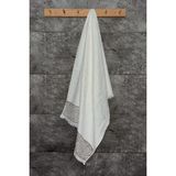 Sevim Bambu Banyo Havlusu - Püsküllü & Ekstra Yumuşak & Süper Emici - 70X140 cm - Ekru - 70 x 140 cm