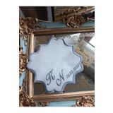 sevim çeyiz tasarım 16x16 cm Kişiye Özel Harf İşlemeli Nişan Tepsi Örtüsü