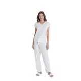 Sevim Kadın Kısa Kol Ekru Pijama Takım C2T3N951 Ekru Xl