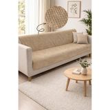 Sevim Kaymaz Taban Koltuk Örtüsü - Wellsoft & Peluş Koltuk Örtüsü- 180X215 cm - Kapuçino - 180 x 215 cm - Cappuccino