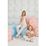 Sevim Kız Çocuk Kısa Kol Somon Pijama Takım C6T2N68 Somon 104