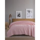 Sevim Tek Kişilik Waffle Pike 160x230 cm - %100 Pamuk - Petekli Tasarım - Gofre Pike - Pudra