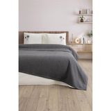 Sevim Tivoli Çift Kişilik Jakarlı Pike Takımı-4 Parça Yatak ÖRTÜSÜ-220X240 Cm-Antrasit