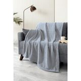 Sevim Wellsoft Battaniye-Gri Tv Battaniyesi- Peluş Polar Yumuşak BATTANIYE-110X160 cm - 110 x 160 cm