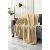 Sevim Wellsoft Battaniye-Tv Battaniyesi- Peluş Polar Yumuşak BATTANIYE-110X160 Cm-Deve Tüyü - 110 x 160 cm