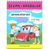 Sevimli Arabalar Boyama Kitap Seti (2 Kitap)