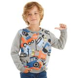 Sevimli Arabalar Erkek Çocuk Sweatshirt