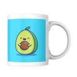 Sevimli Avokado Baskılı Komik Kupa Bardak Hediyelik Çay Kahve Kupası Coffee Mug
