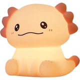Sevimli Axolotl Çocuk Odası Gece Lambası - Beyaz - Standart