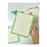 Sevimli Ayıcık Temalı Yeşil 30 Yaprak B5 Not Defteri/Scrapbook/Planlayıcı/Notebook/Bullet Journal
