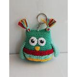 Sevimli Baykuş Amigurumi Organik Anahtarlık Oyuncak