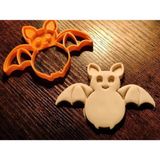 Sevimli Bebek Yarasa Kurabiye Kalıbı - Halloween Yarasa Kurabiye Kalıbı - Cadılar Bayramı -6 cm