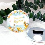 Sevimli Ceylan Kız Bebek Açacak Magnet Hediyelik(15 Adet)