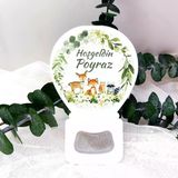 Sevimli Ceylanlı Yeni Doğan Bebek Buzdolabı Magnet(30 Adet)