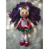 Sevimli Çiçek Bebek Amigurumi Organik Oyuncak