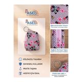 Sevimli Fare Figürlü Kancalı Mini Kız Çocuk Cüzdanı ve Çanta Aksesuarı - 4 Farklı Desen asel k1
