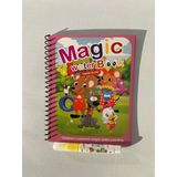 Sevimli Fareler Magic Book Eğitici İngilizce Sihirli Boyama Kitabı Su Kalemi Water Painting Pembe