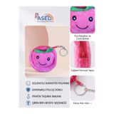 Sevimli Figürlü Peluş Kancalı Mini Kız Çocuk Cüzdanı ve Çanta Aksesuarı - 6 Farklı Seçenek asel k6
