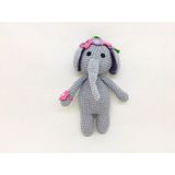 Sevimli Fil Amigurumi Organik Oyuncak