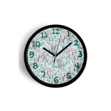 Sevimli Fil Temalı Çocuk Odası Modern Duvar Saati - 30cm - Önü Camlı Siyah Kasa - Sessiz Mekanizma, JH0190S30SKP