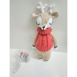 Sevimli Geyik Uyku Arkadaşı Amigurumi Organik Oyuncak
